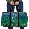 Torres Strait Islands Travel Bag Shark Indigenous Australian Tribal Dot Art