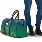 Torres Strait Islands Travel Bag Shark Indigenous Australian Tribal Dot Art