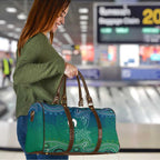 Torres Strait Islands Travel Bag Shark Indigenous Australian Tribal Dot Art