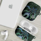 Torres Strait Islands AirPods Case Indigenous Australian Marine Tribal Dot Art