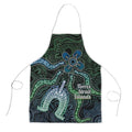 Torres Strait Islands Apron Indigenous Australian Marine Tribal Dot Art