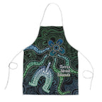 Torres Strait Islands Apron Indigenous Australian Marine Tribal Dot Art
