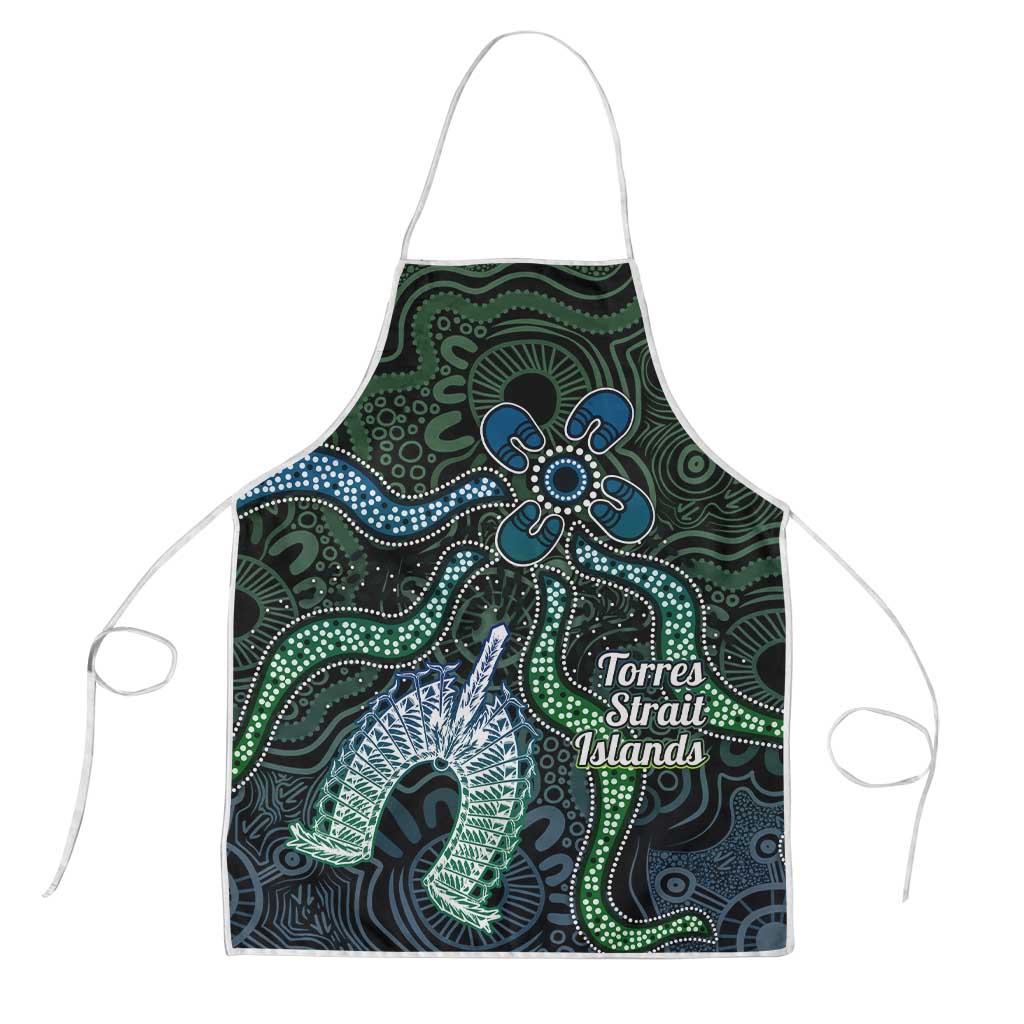 Torres Strait Islands Apron Indigenous Australian Marine Tribal Dot Art