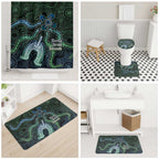 Torres Strait Islands Bathroom Set Indigenous Australian Marine Tribal Dot Art