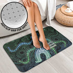 Torres Strait Islands Bathroom Set Indigenous Australian Marine Tribal Dot Art