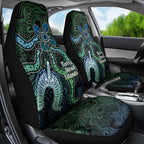 Torres Strait Islands Car Seat Cover Indigenous Australian Marine Tribal Dot Art