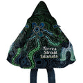 Torres Strait Islands Cloak Indigenous Australian Marine Tribal Dot Art