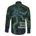Torres Strait Islands Family Matching Mermaid Dress and Hawaiian Shirt Indigenous Australian Marine Tribal Dot Art