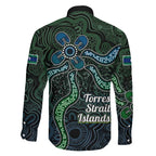 Torres Strait Islands Family Matching Summer Maxi Dress and Hawaiian Shirt Indigenous Australian Marine Tribal Dot Art