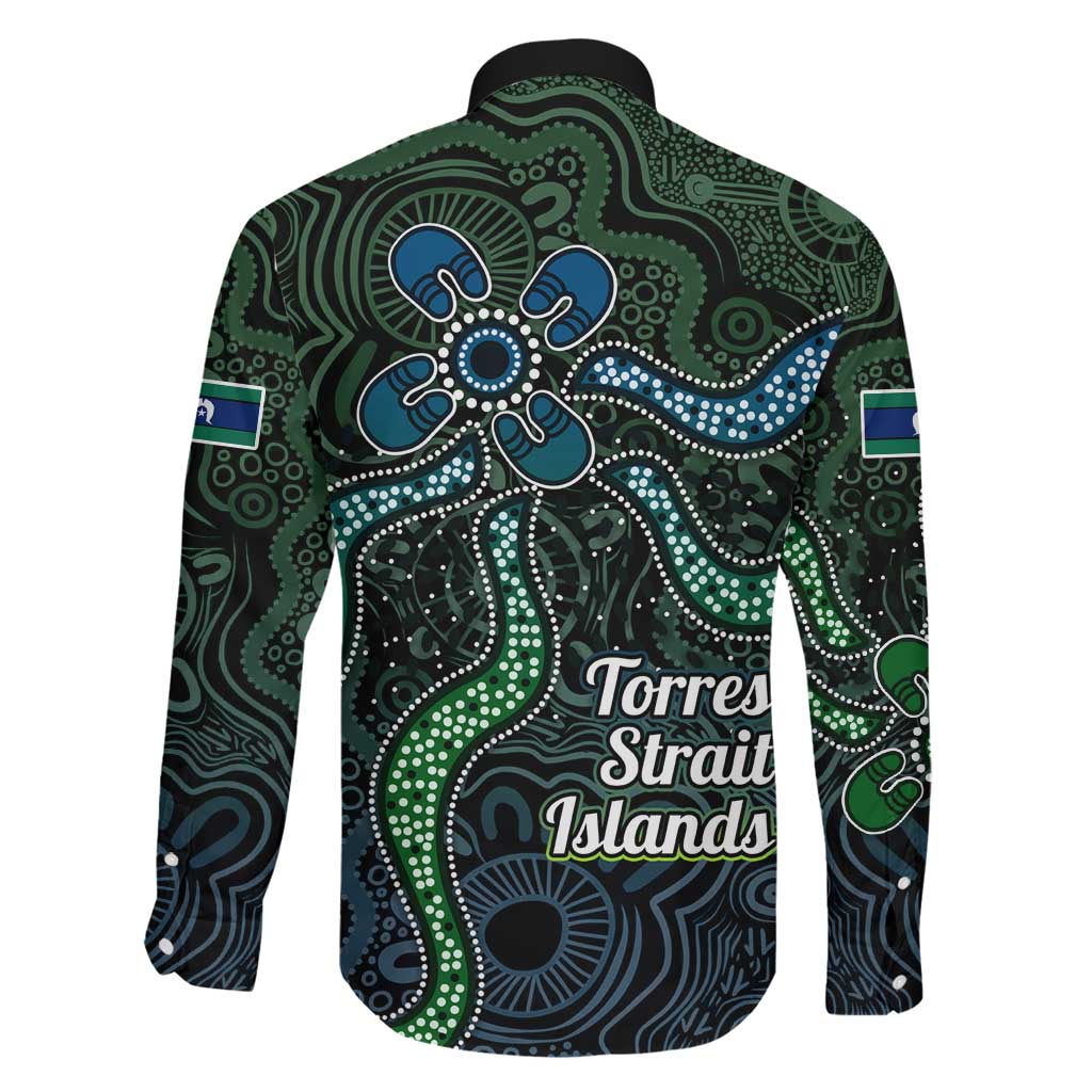 Torres Strait Islands Family Matching Summer Maxi Dress and Hawaiian Shirt Indigenous Australian Marine Tribal Dot Art