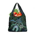 Torres Strait Islands Grocery Bag Indigenous Australian Marine Tribal Dot Art