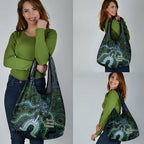 Torres Strait Islands Grocery Bag Indigenous Australian Marine Tribal Dot Art