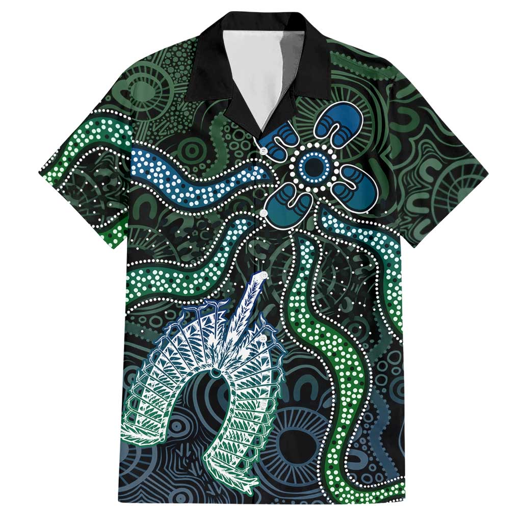 Torres Strait Islands Hawaiian Shirt Indigenous Australian Marine Tribal Dot Art