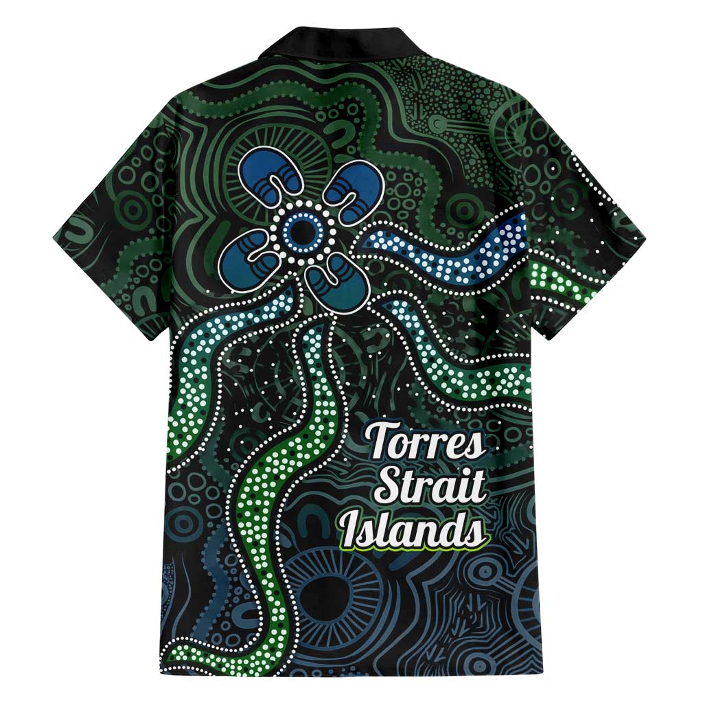 Torres Strait Islands Hawaiian Shirt Indigenous Australian Marine Tribal Dot Art