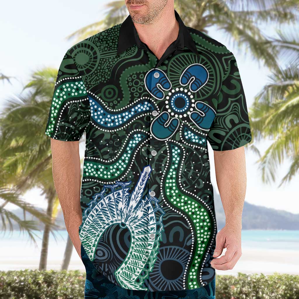 Torres Strait Islands Hawaiian Shirt Indigenous Australian Marine Tribal Dot Art