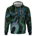 Torres Strait Islands Hoodie Indigenous Australian Marine Tribal Dot Art