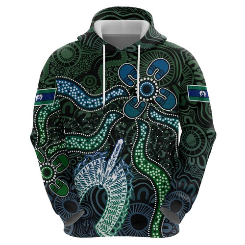 Torres Strait Islands Hoodie Indigenous Australian Marine Tribal Dot Art