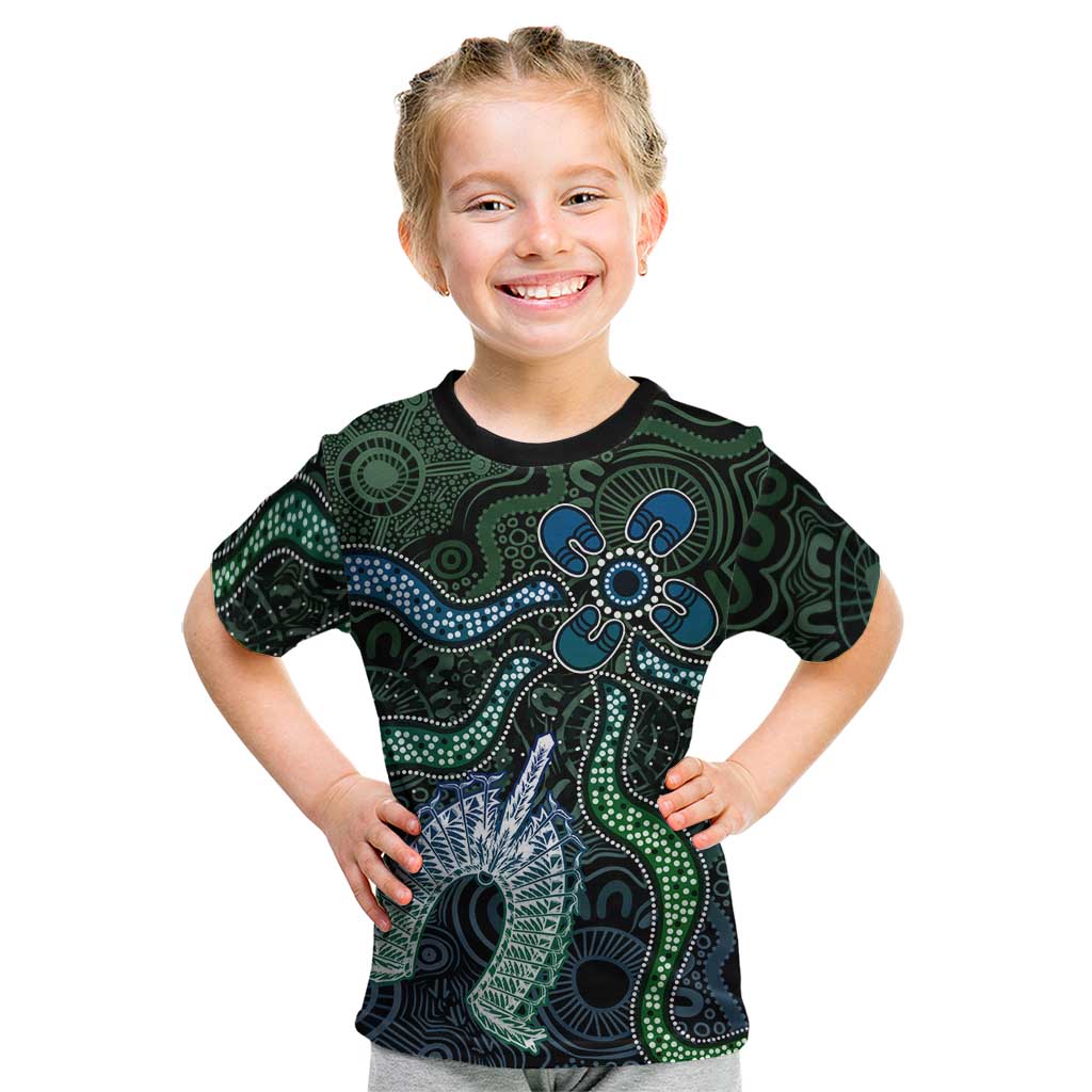 Torres Strait Islands Kid T Shirt Indigenous Australian Marine Tribal Dot Art