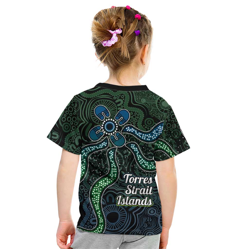 Torres Strait Islands Kid T Shirt Indigenous Australian Marine Tribal Dot Art