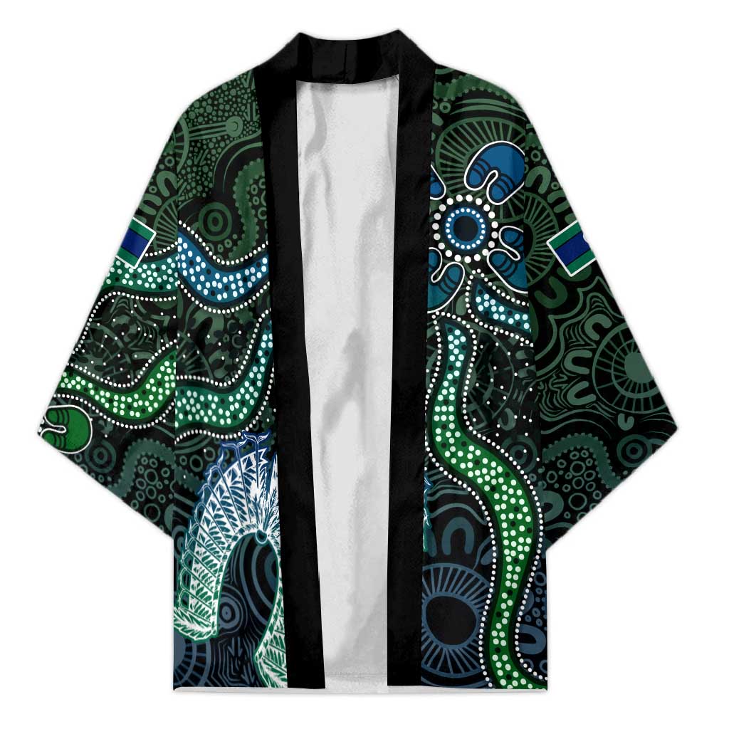 Torres Strait Islands Kimono Indigenous Australian Marine Tribal Dot Art