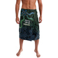 Torres Strait Islands Lavalava Indigenous Australian Marine Tribal Dot Art