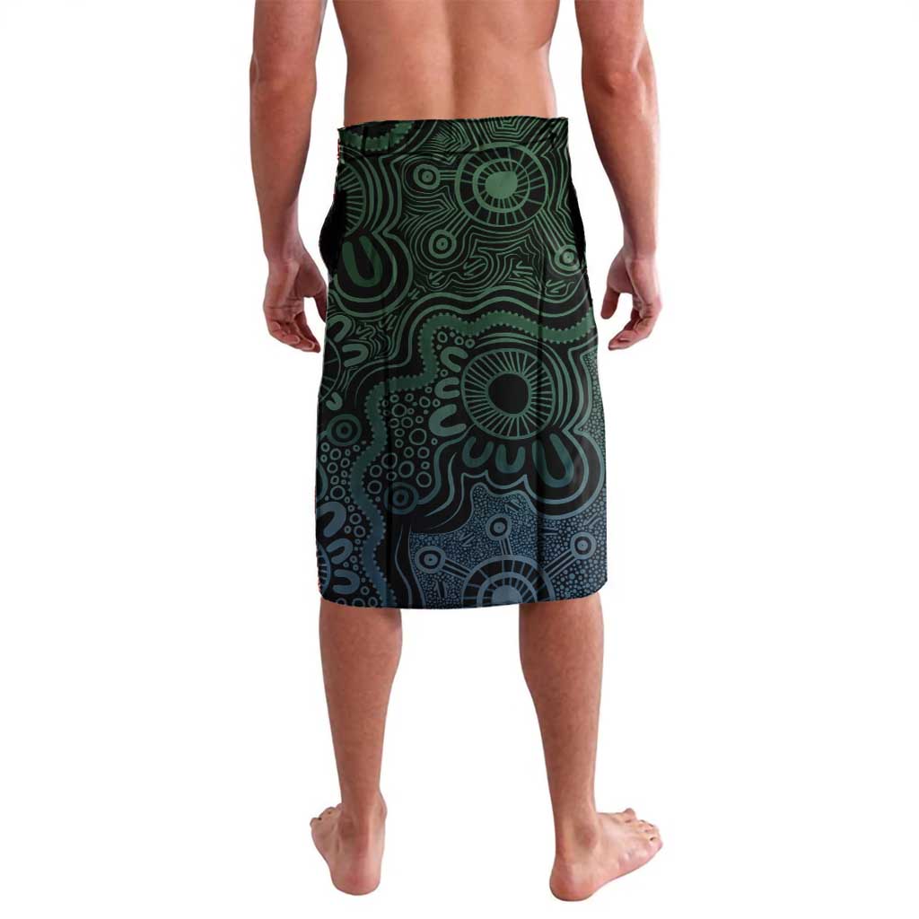 Torres Strait Islands Lavalava Indigenous Australian Marine Tribal Dot Art