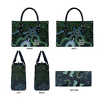 Torres Strait Islands Leather Bag Indigenous Australian Marine Tribal Dot Art