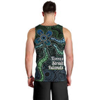 Torres Strait Islands Men Tank Top Indigenous Australian Marine Tribal Dot Art