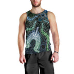 Torres Strait Islands Men Tank Top Indigenous Australian Marine Tribal Dot Art