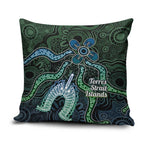 Torres Strait Islands Pillow Cover Indigenous Australian Marine Tribal Dot Art