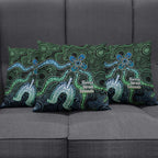 Torres Strait Islands Pillow Cover Indigenous Australian Marine Tribal Dot Art