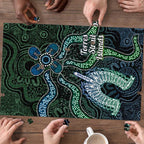 Torres Strait Islands Puzzle Indigenous Australian Marine Tribal Dot Art