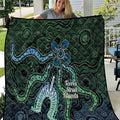 Torres Strait Islands Quilt Indigenous Australian Marine Tribal Dot Art
