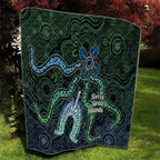 Torres Strait Islands Quilt Indigenous Australian Marine Tribal Dot Art