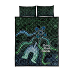 Torres Strait Islands Quilt Bed Set Indigenous Australian Marine Tribal Dot Art