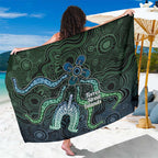 Torres Strait Islands Sarong Indigenous Australian Marine Tribal Dot Art