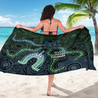 Torres Strait Islands Sarong Indigenous Australian Marine Tribal Dot Art