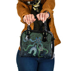 Torres Strait Islands Shoulder Handbag Indigenous Australian Marine Tribal Dot Art