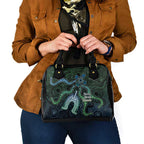 Torres Strait Islands Shoulder Handbag Indigenous Australian Marine Tribal Dot Art