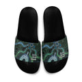 Torres Strait Islands Slide Sandals Indigenous Australian Marine Tribal Dot Art