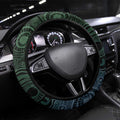 Torres Strait Islands Steering Wheel Cover Indigenous Australian Marine Tribal Dot Art