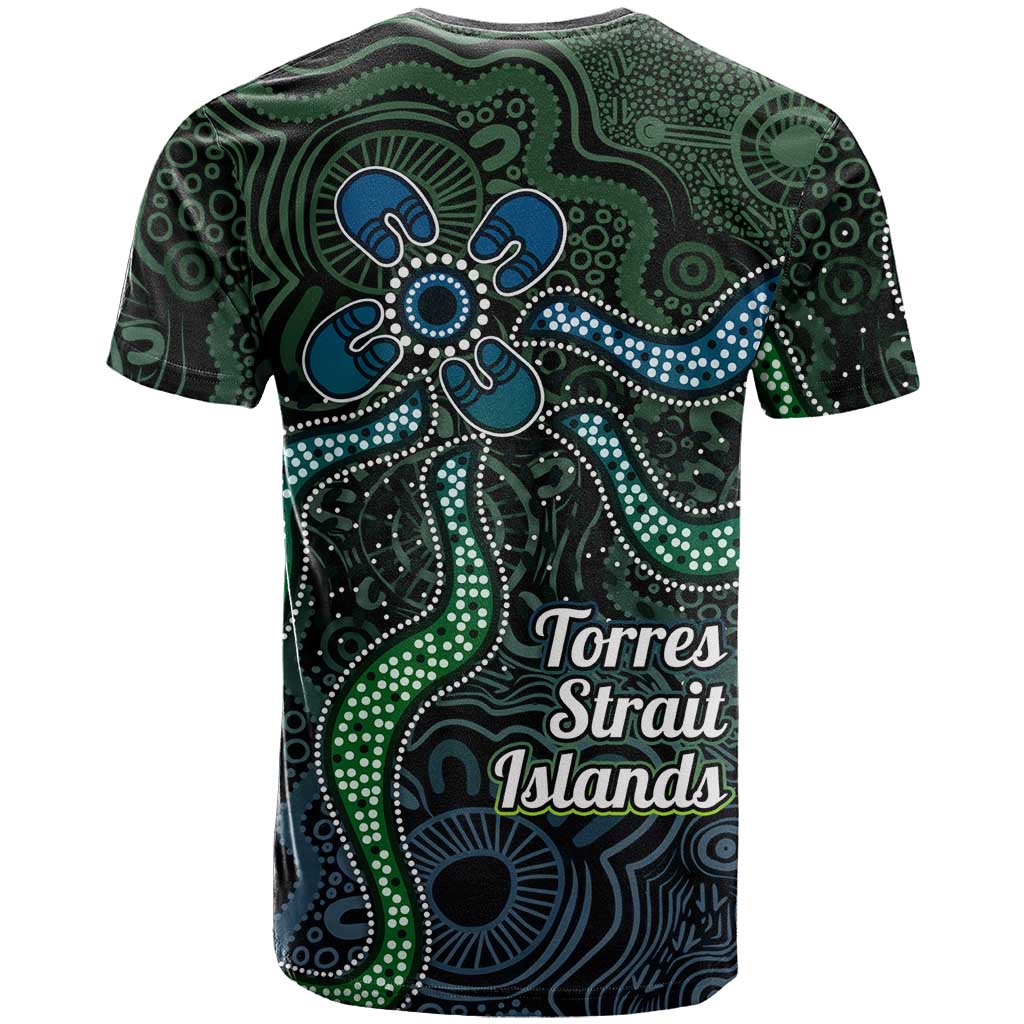 Torres Strait Islands T Shirt Indigenous Australian Marine Tribal Dot Art