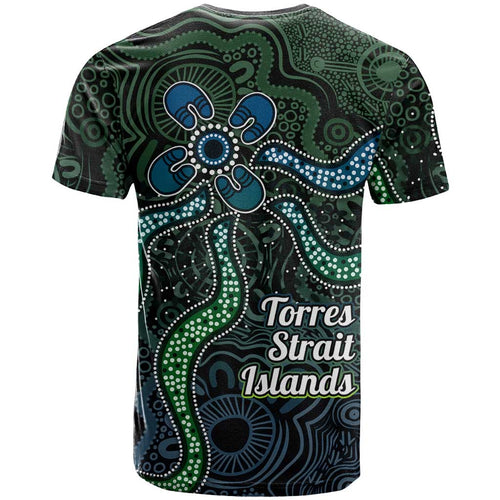 Torres Strait Islands T Shirt Indigenous Australian Marine Tribal Dot Art