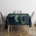 Torres Strait Islands Tablecloth Indigenous Australian Marine Tribal Dot Art