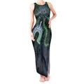 Torres Strait Islands Tank Maxi Dress Indigenous Australian Marine Tribal Dot Art