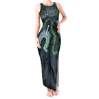 Torres Strait Islands Tank Maxi Dress Indigenous Australian Marine Tribal Dot Art