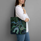 Torres Strait Islands Tote Bag Indigenous Australian Marine Tribal Dot Art