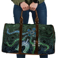 Torres Strait Islands Travel Bag Indigenous Australian Marine Tribal Dot Art