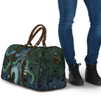 Torres Strait Islands Travel Bag Indigenous Australian Marine Tribal Dot Art