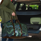 Torres Strait Islands Travel Bag Indigenous Australian Marine Tribal Dot Art